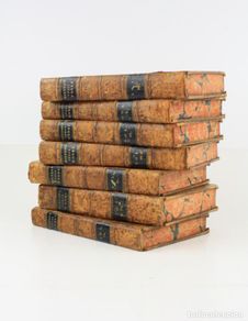 Libros antiguos: The prose works of John Milton with a life of the author, 1806, Charles Symmons, 7 tomos, London.